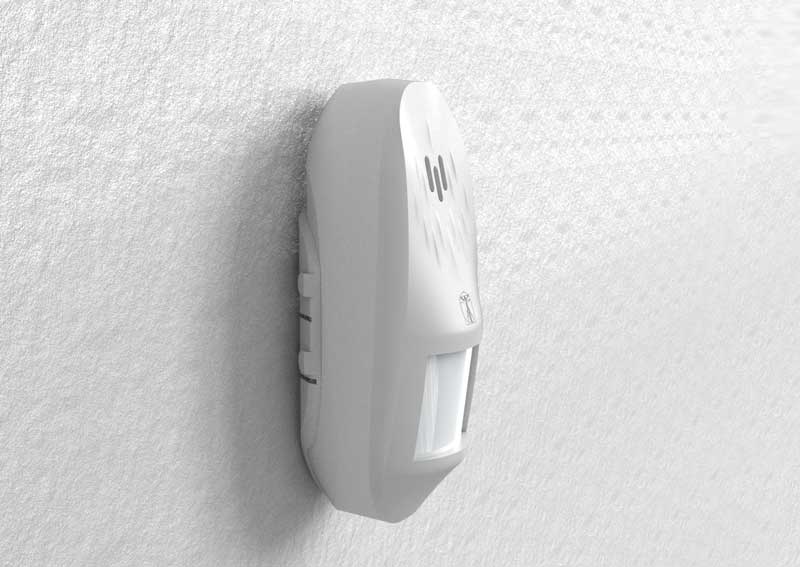 Globo + Wireless Indoor Dual Technology Detector
